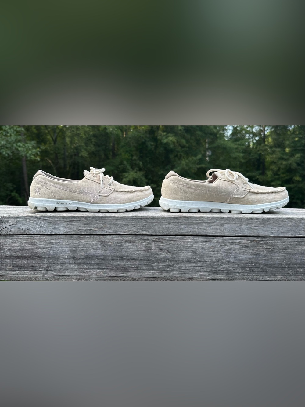 Skechers Women's Lace-Up Casual Sneakers in Cream - Picture 11 of 13
